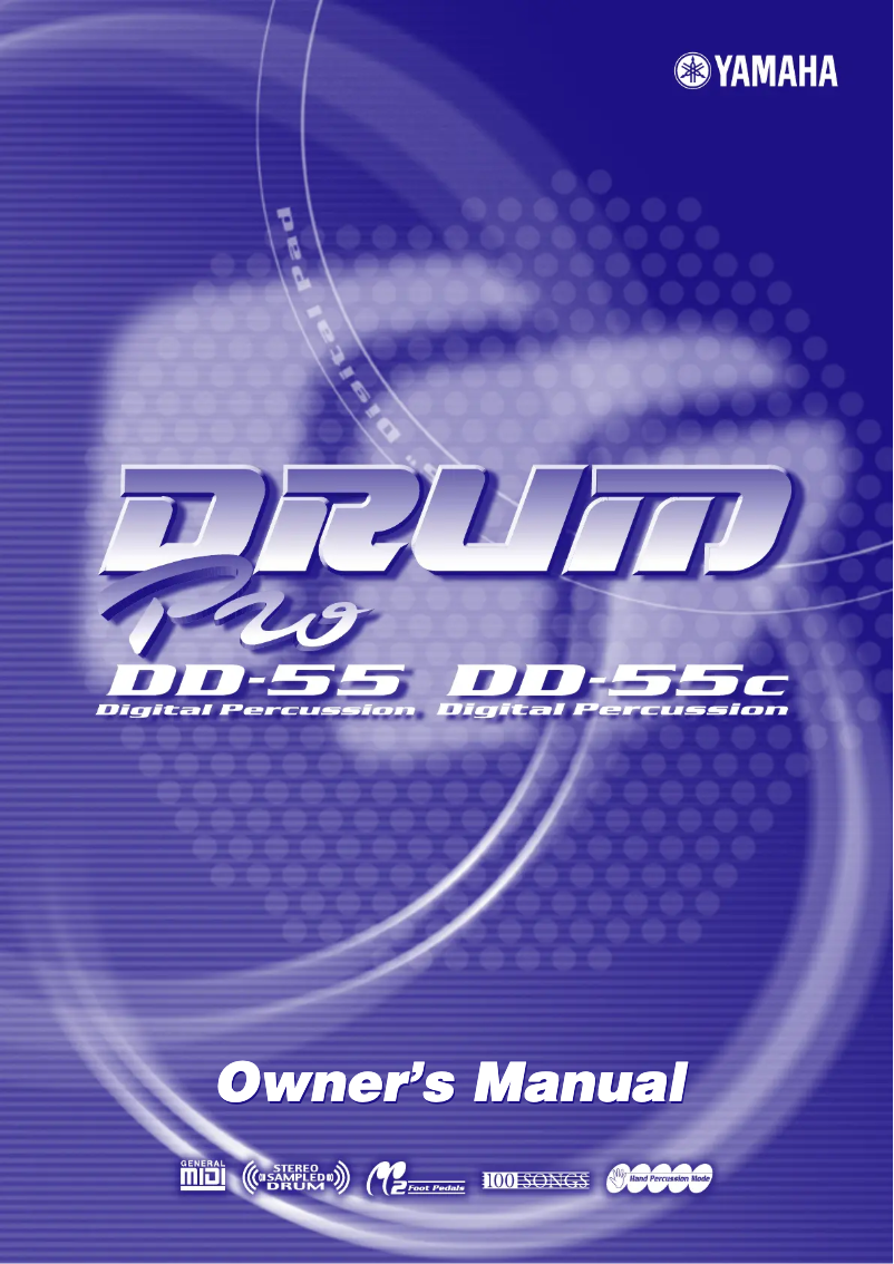 Page n°1 - Manuel utilisateur Yamaha DD-55