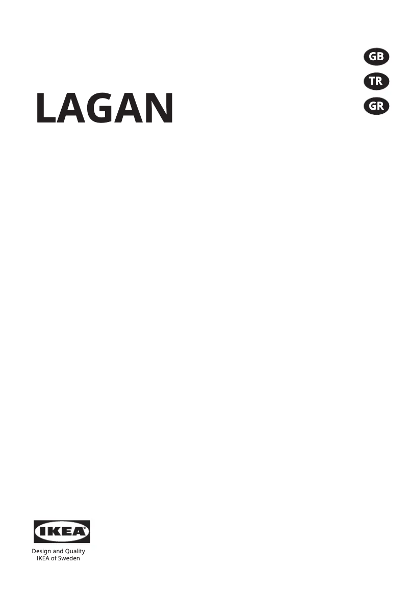 Page 1 de la notice Manuel utilisateur Ikea LAGAN 205.060.65