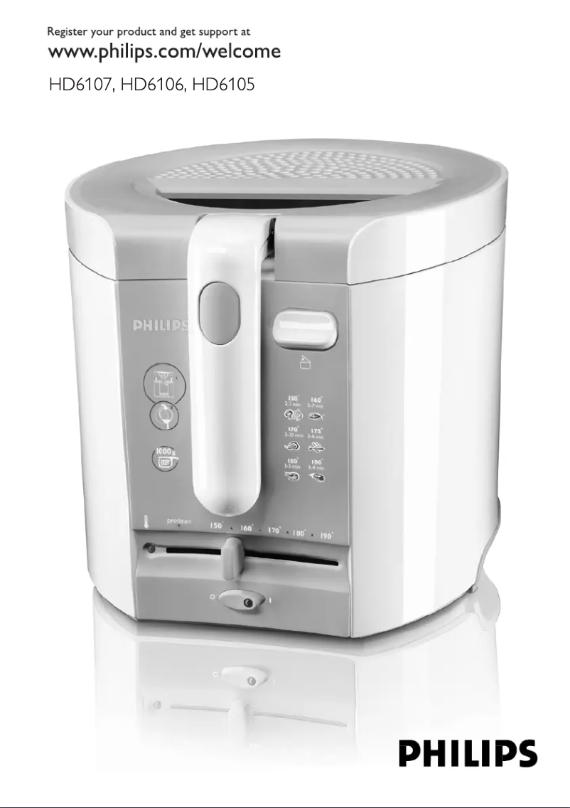 Page n°1 - Manuel utilisateur Philips HD6106