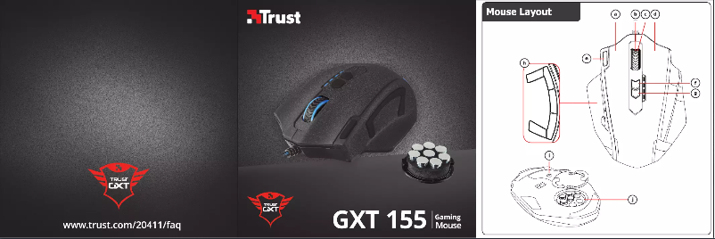 Page n°1 - Manuel utilisateur Trust GXT 155C