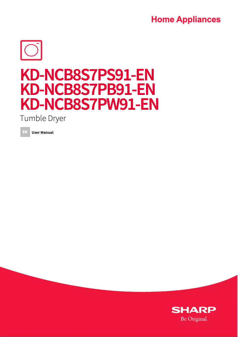 Image de la première page du manuel de l'appareil KD-NCB8S7PS91-EN