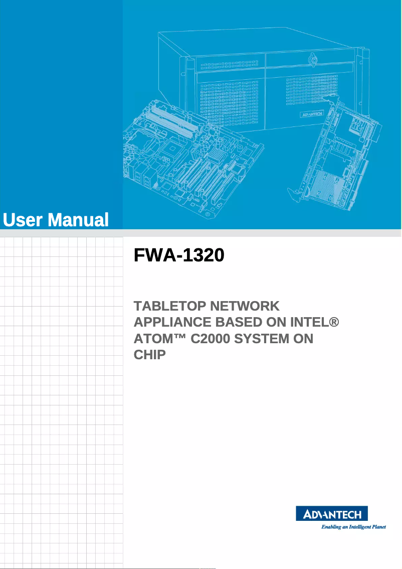 Page n°1 - Manuel utilisateur Advantech FWA-1320