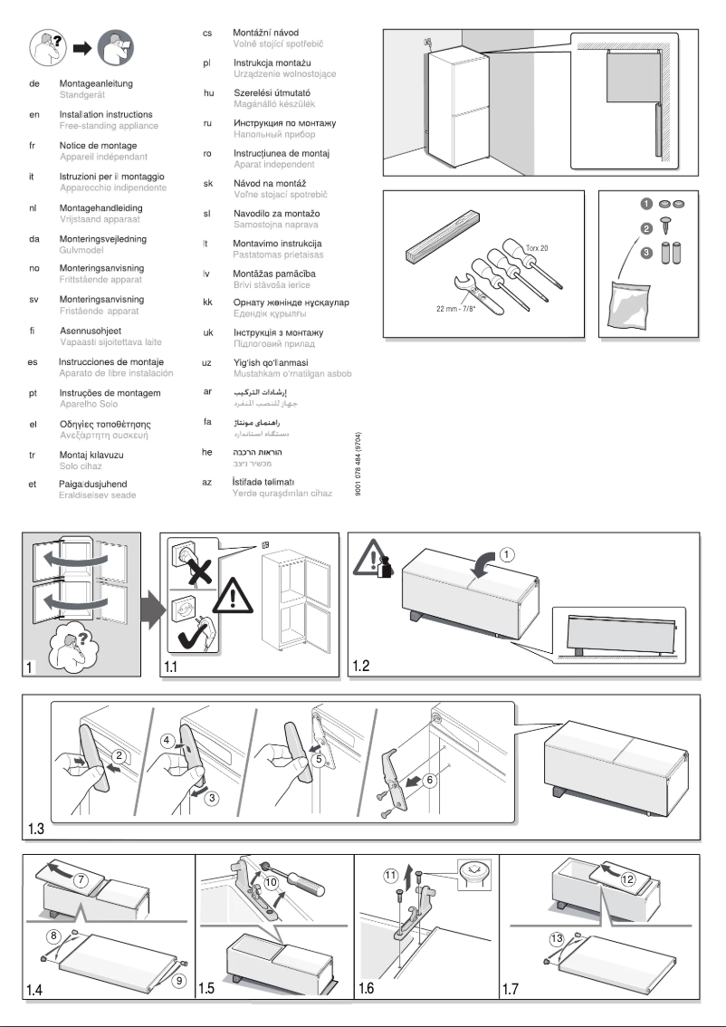 Page 1 de la notice Manuel utilisateur Balay 3KF6511WI