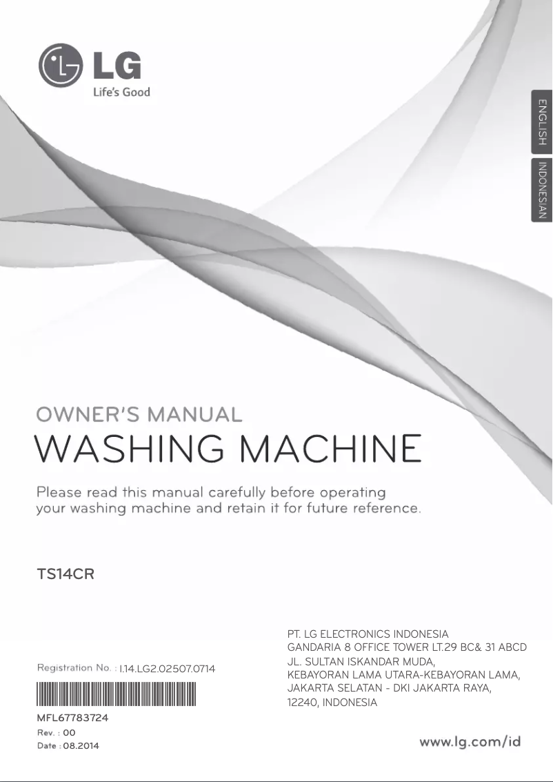 Image de la première page du manuel de l'appareil TS14CR