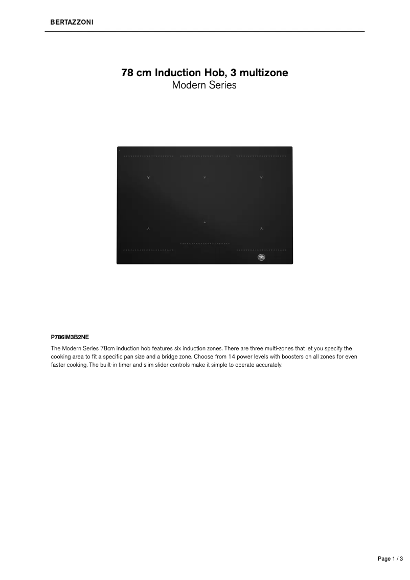 Image de la première page du manuel de l'appareil P786IM3B2NE