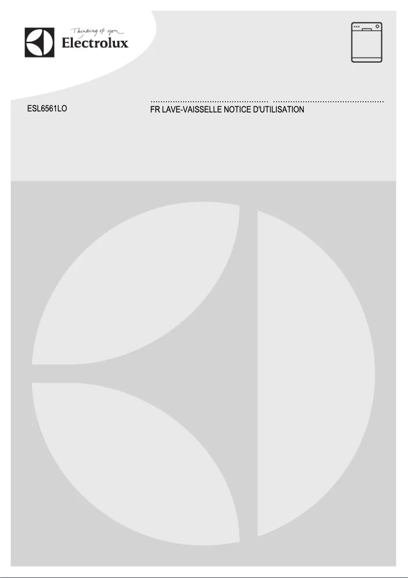 Page 1 de la notice Manuel utilisateur Electrolux ESL6561LO