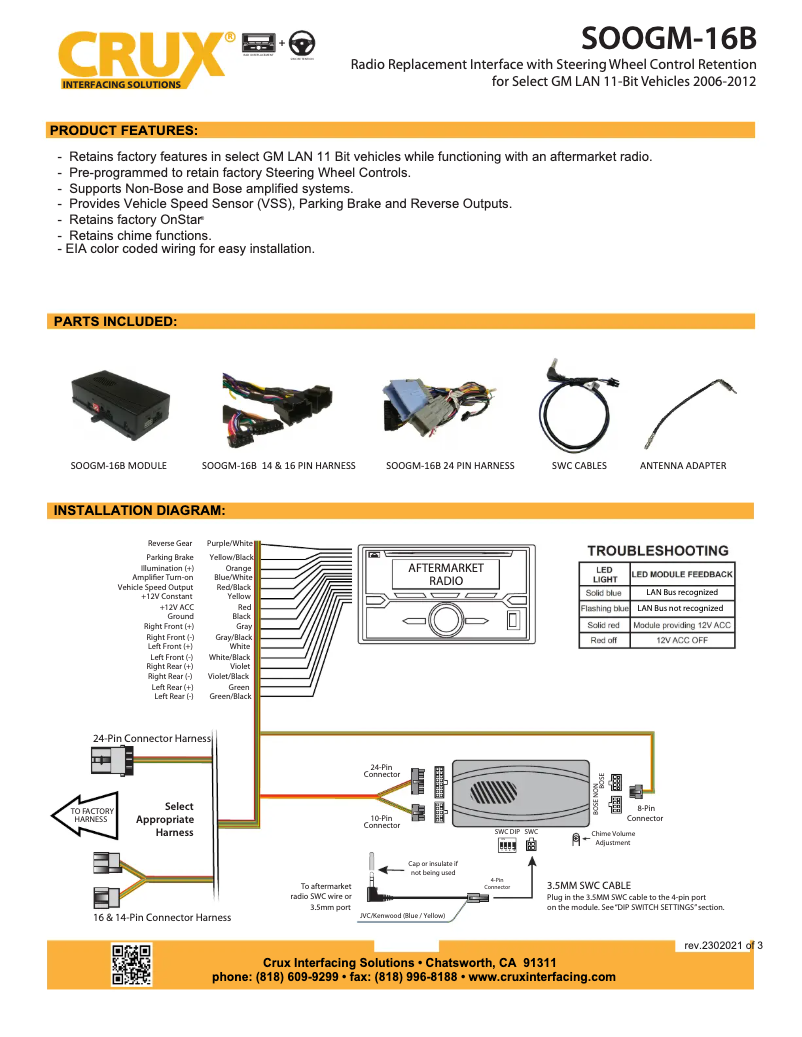 Image de la première page du manuel de l'appareil SOOGM-16B