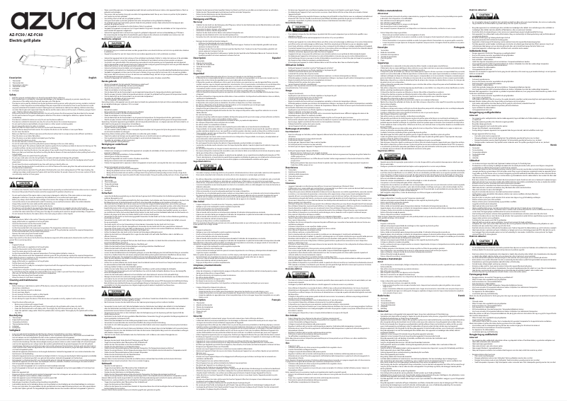 Image de la première page du manuel de l'appareil AZ-FC60