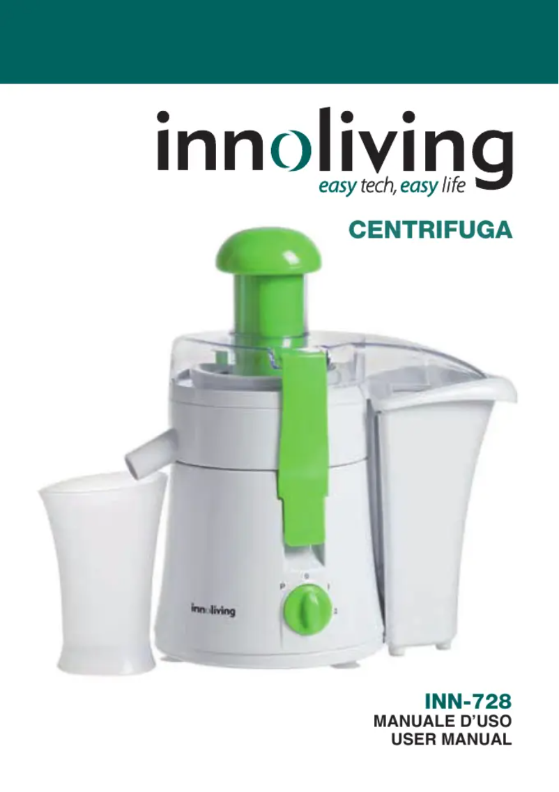 Image de la première page du manuel de l'appareil INN-728