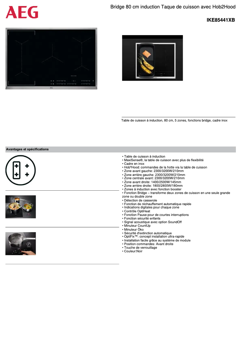 Image de la première page du manuel de l'appareil IKE85441XB