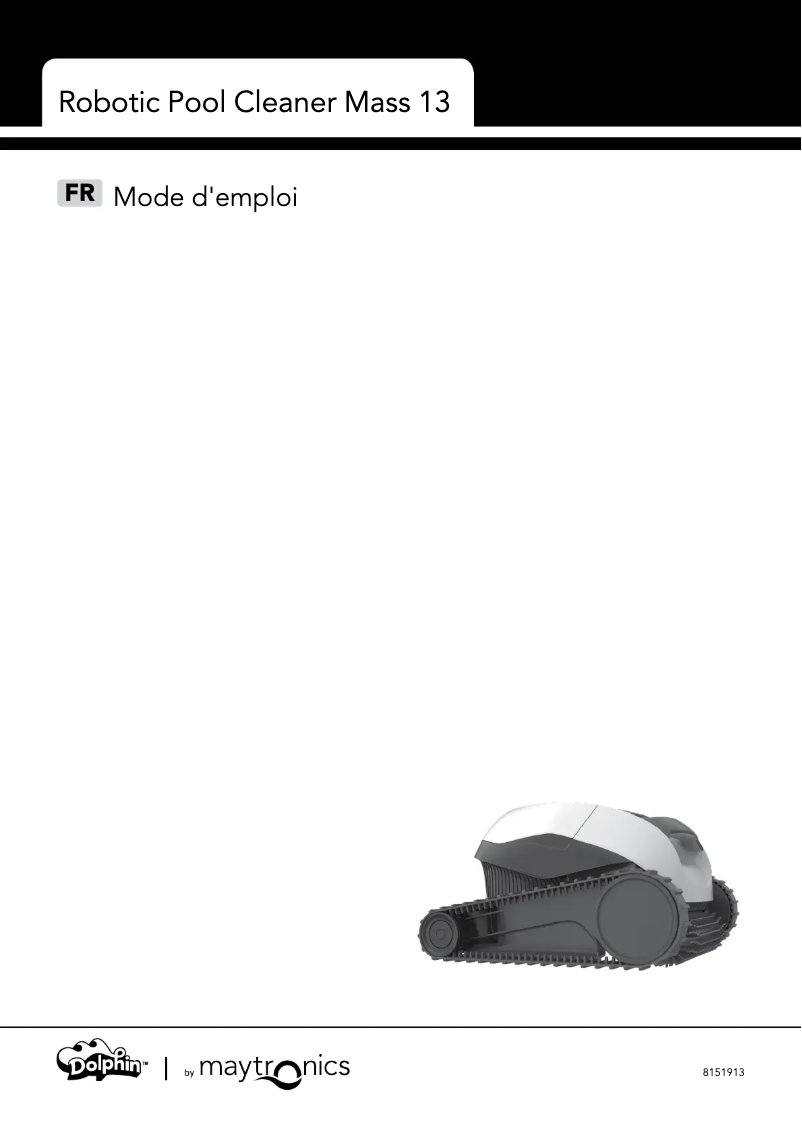 Page 1 de la notice Manuel utilisateur Maytronics Dolphin S50