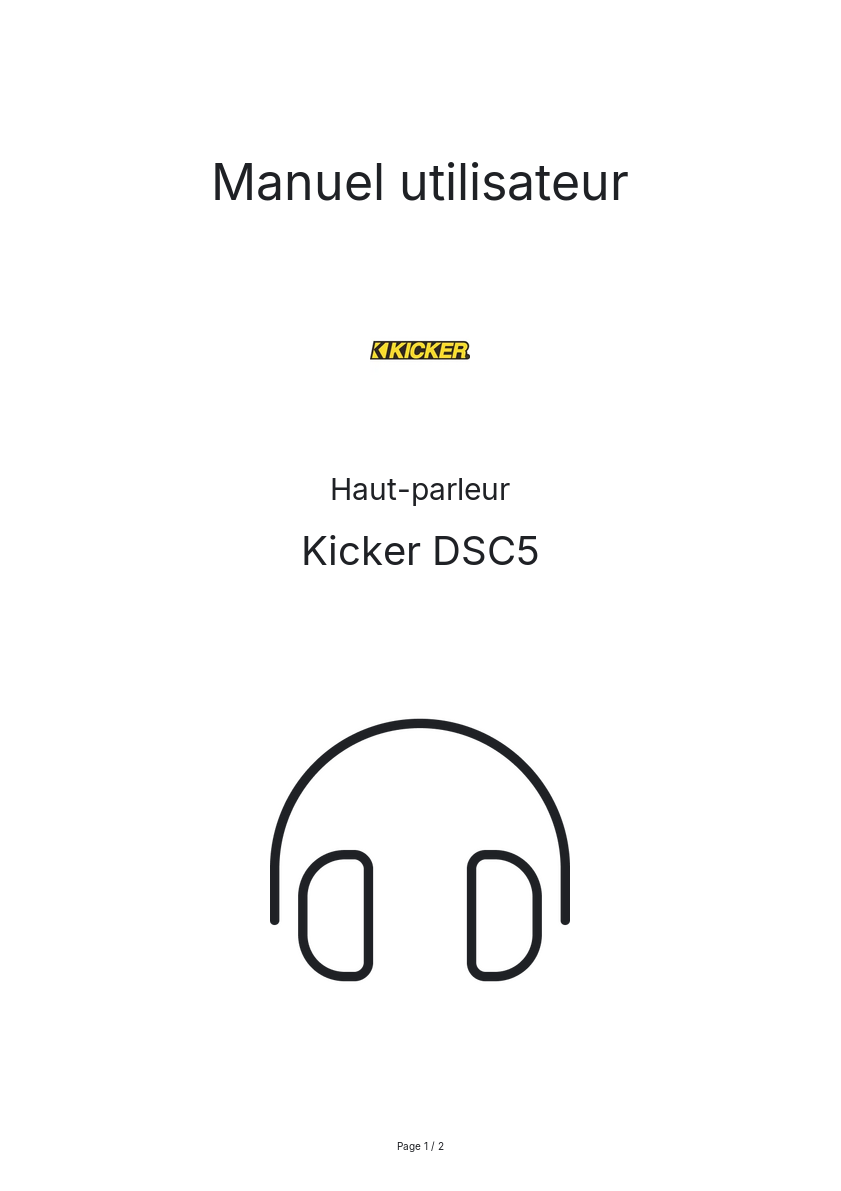 Image de la première page du manuel de l'appareil DSC5