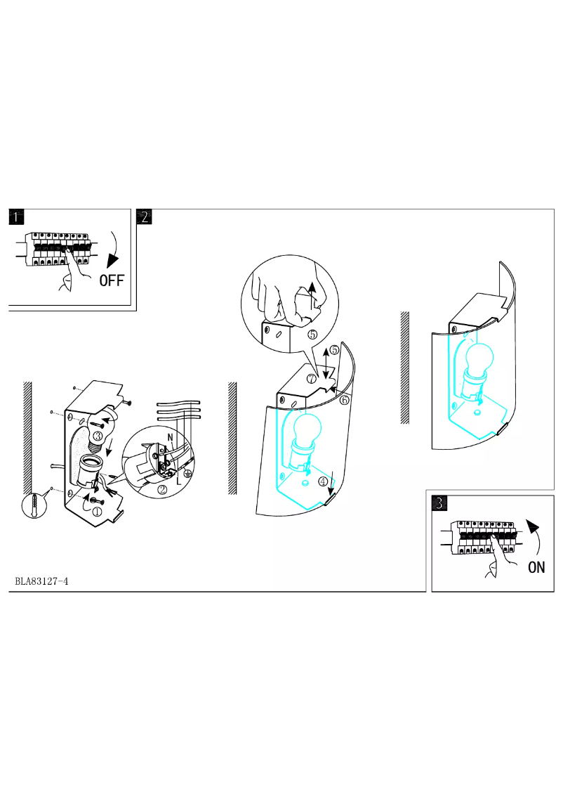 Page n°1 - Manuel utilisateur Eglo Grafik