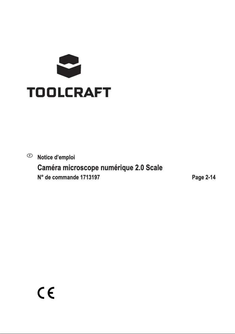 Page n°1 - Manuel utilisateur Toolcraft DigiMicro 2.0 Scale