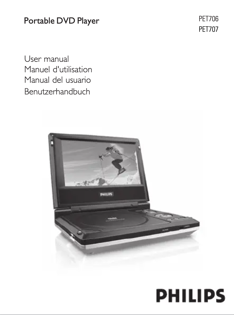 Imagen de la primera página del manual del dispositivo PET707