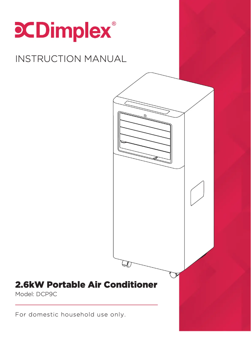 Page 1 de la notice Manuel utilisateur Dimplex DCP9C