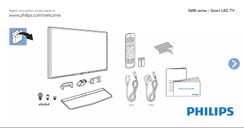 Image de la première page du manuel de l'appareil 42PFH5609