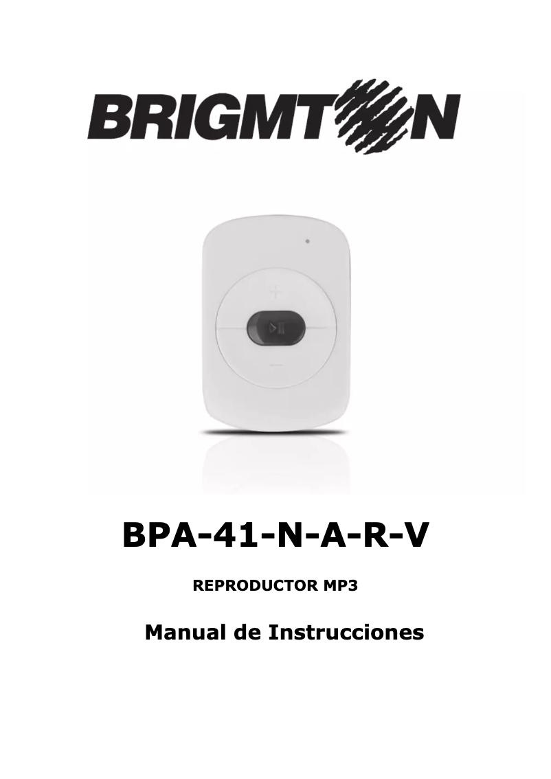 Page n°1 - Manuel utilisateur Brigmton BPA-41-A