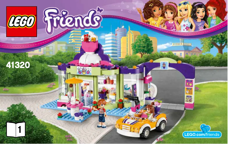 Page 1 de la notice Manuel utilisateur Lego Friends 41320