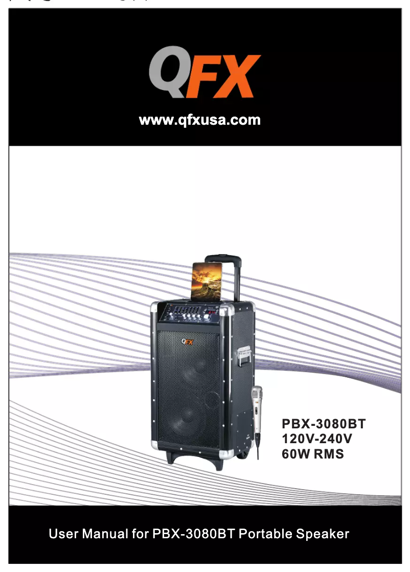 Image de la première page du manuel de l'appareil PBX-3080BT