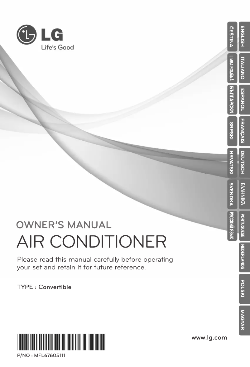 Page 1 of the manual User Manual LG ARNU09 GVEA2