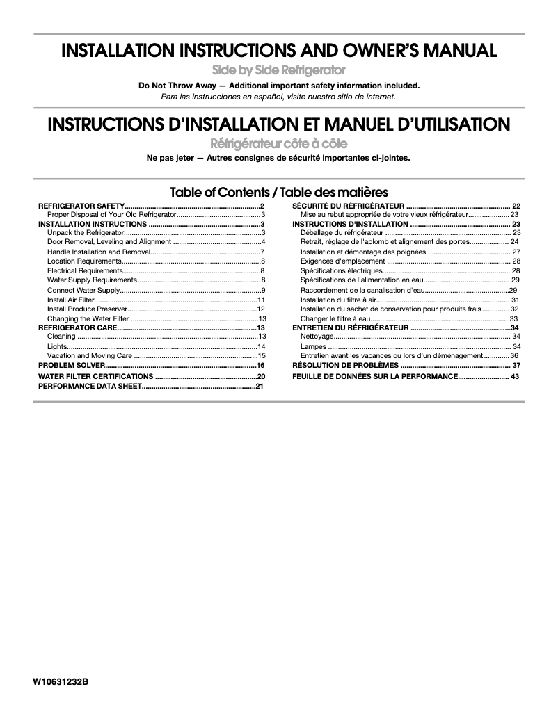 Imagen de la primera página del manual del dispositivo WRS586FIEM