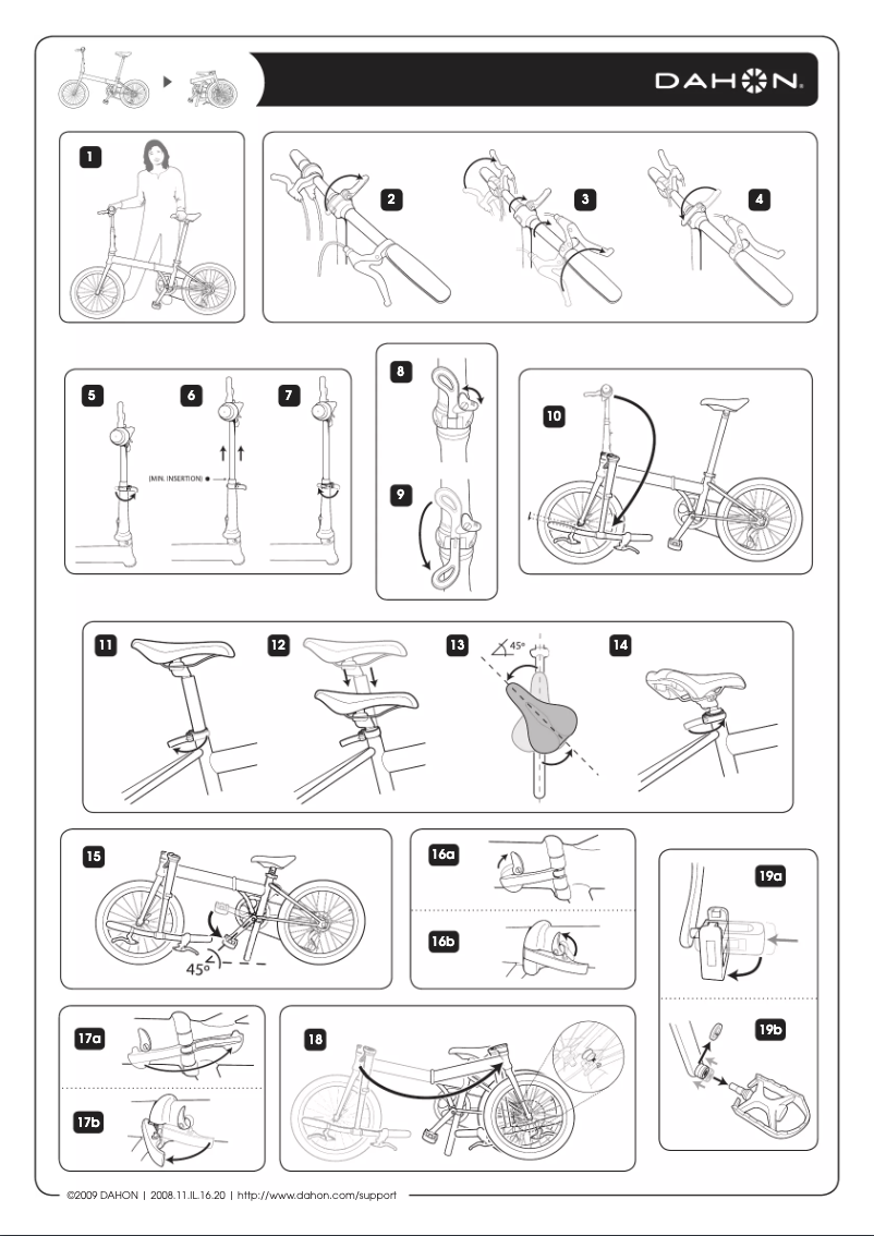 Page n°1 - Manuel utilisateur Dahon Dash P18