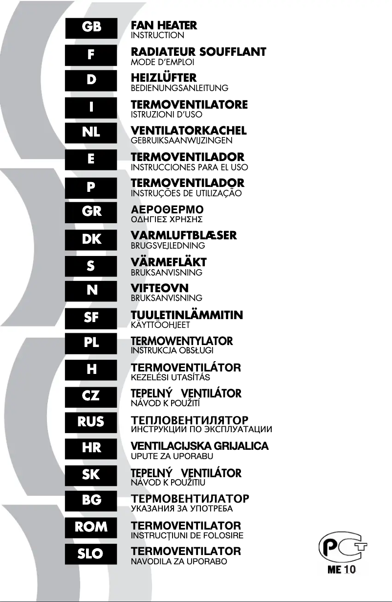 Page 1 de la notice Manuel utilisateur DeLonghi HVF3051T