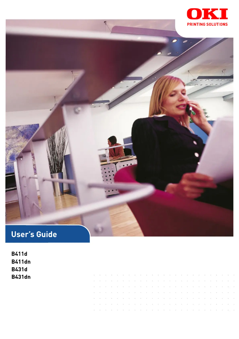 Página 1 del manual Manual de usuario OKI B411dn
