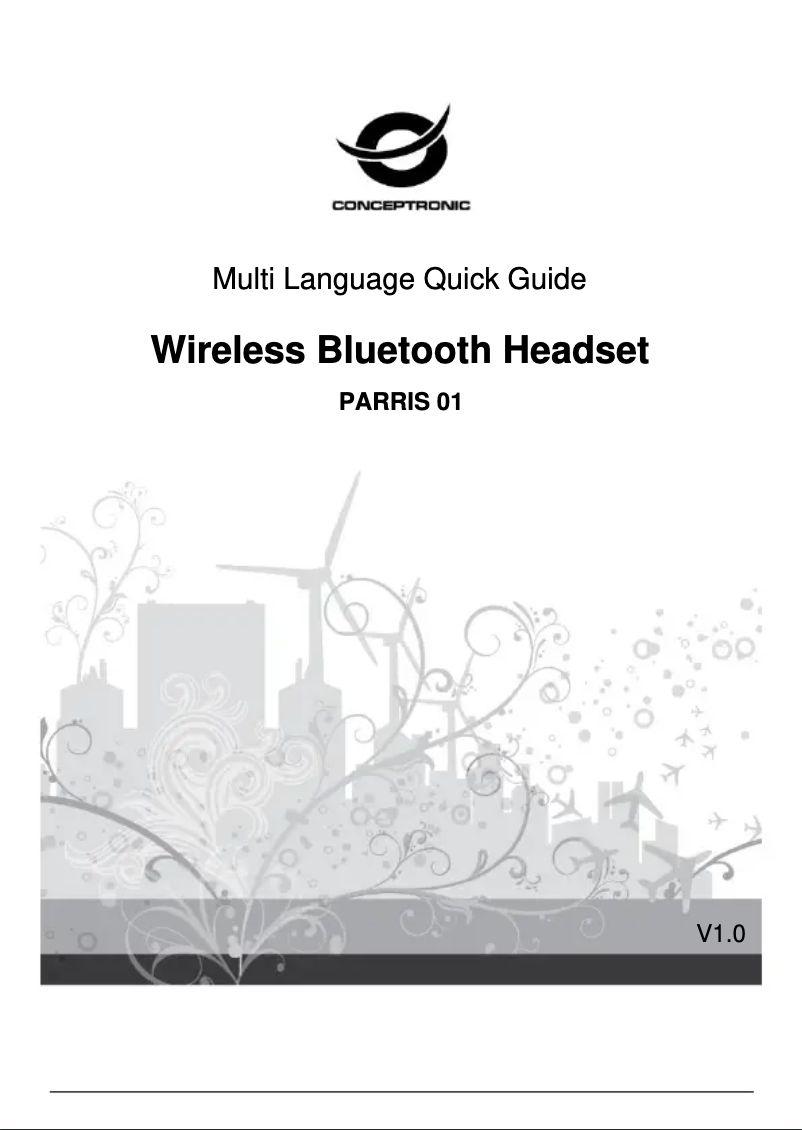 Page 1 de la notice Manuel utilisateur Conceptronic PARRIS01W