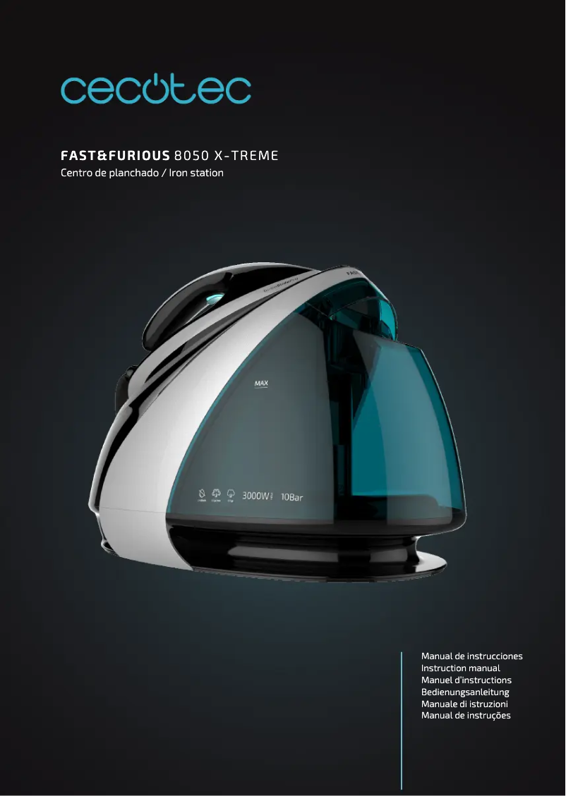 Page n°1 - Manuel utilisateur Cecotec Fast&Furious 8050 X-Treme