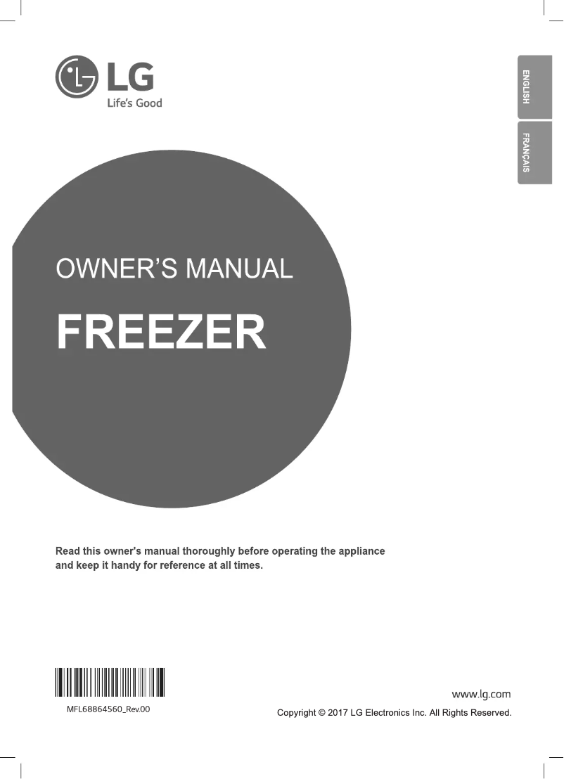 Page n°1 - Manuel utilisateur LG GR-B404EVDZ