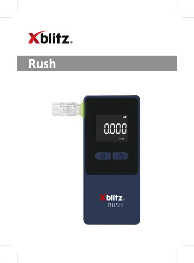 Page n°1 - Manuel utilisateur Xblitz Rush