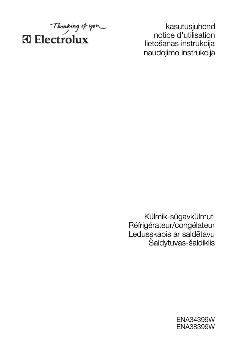 Imagen de la primera página del manual del dispositivo ENA34933X