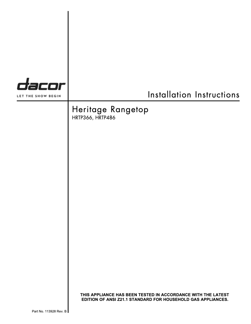 Image de la première page du manuel de l'appareil HRTP486