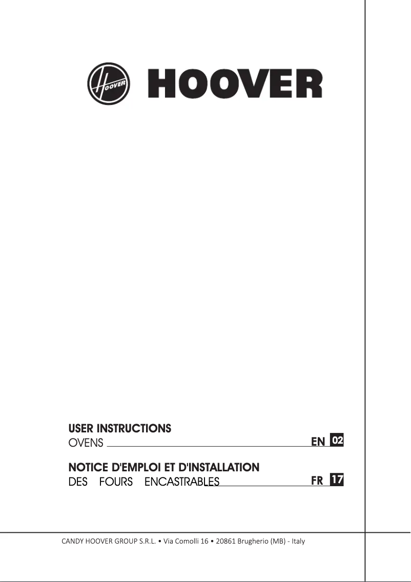 Page n°1 - Manuel utilisateur Hoover HOZ550IN WIFI/1