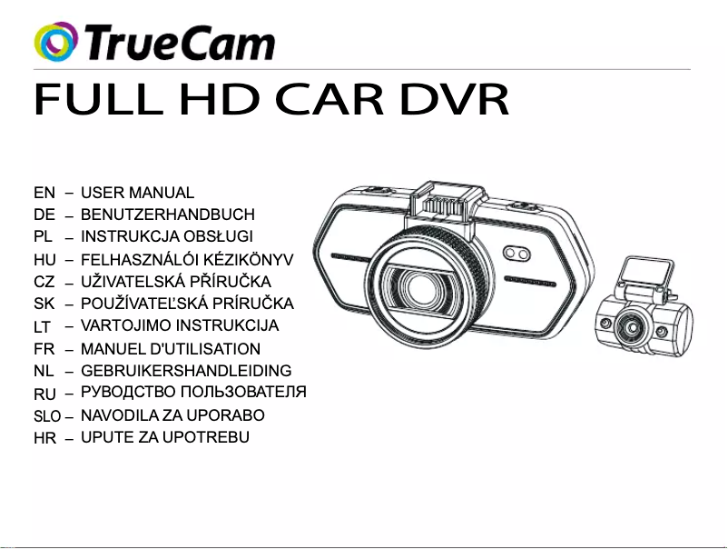 Página 1 del manual Manual de usuario TrueCam A6