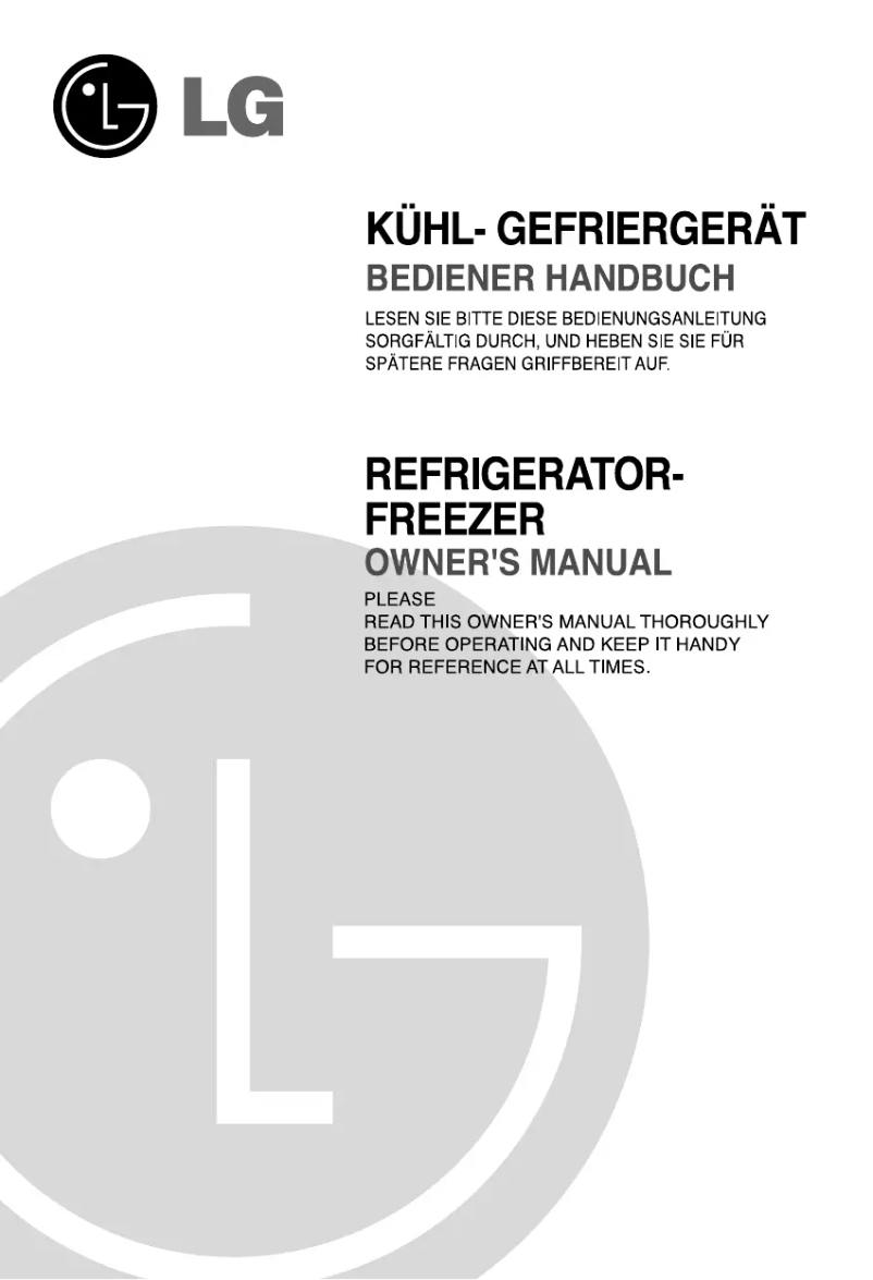 Page 1 de la notice Manuel utilisateur LG GR-B652