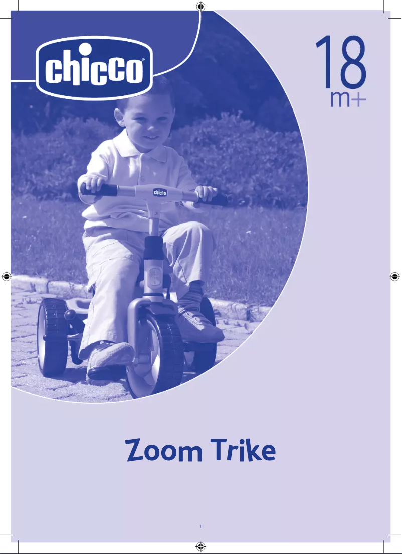 Page n°1 - Manuel utilisateur Chicco Zoom Trike