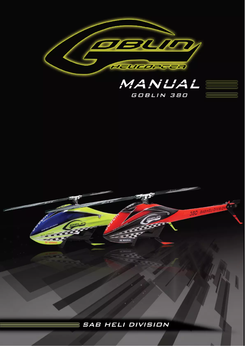 Image de la première page du manuel de l'appareil SG380