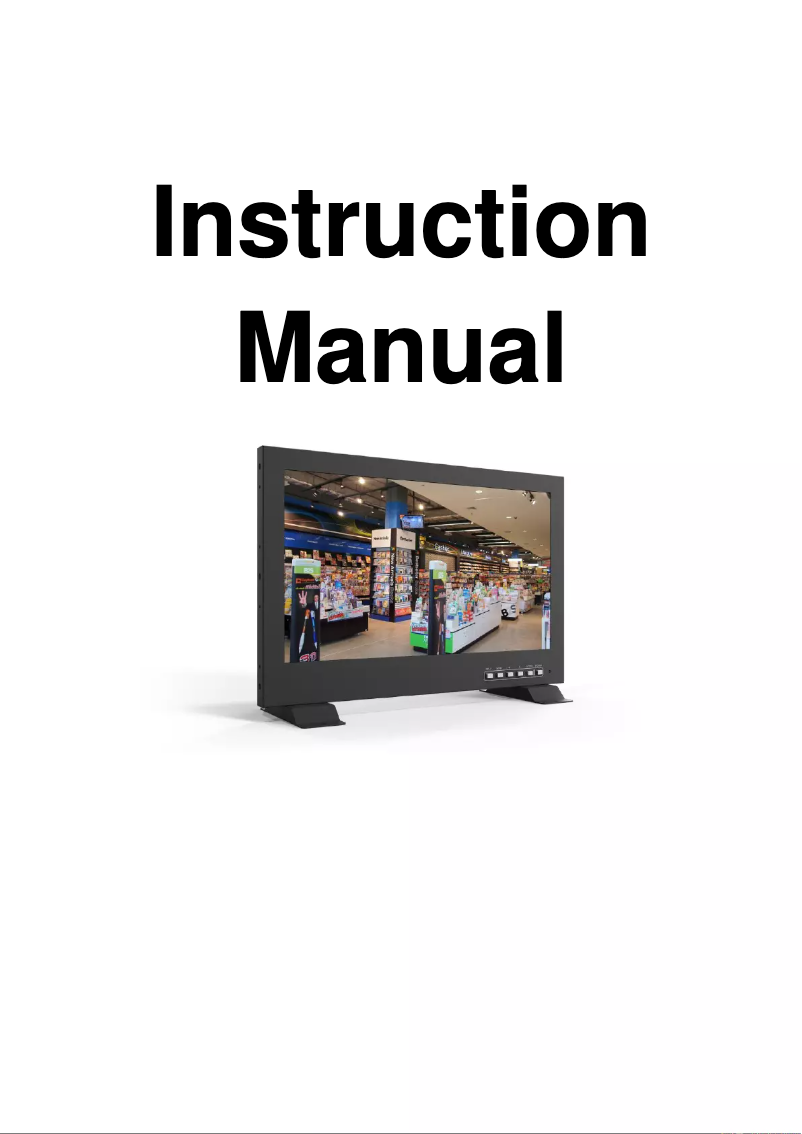 Image de la première page du manuel de l'appareil VZ-156LED-HDR