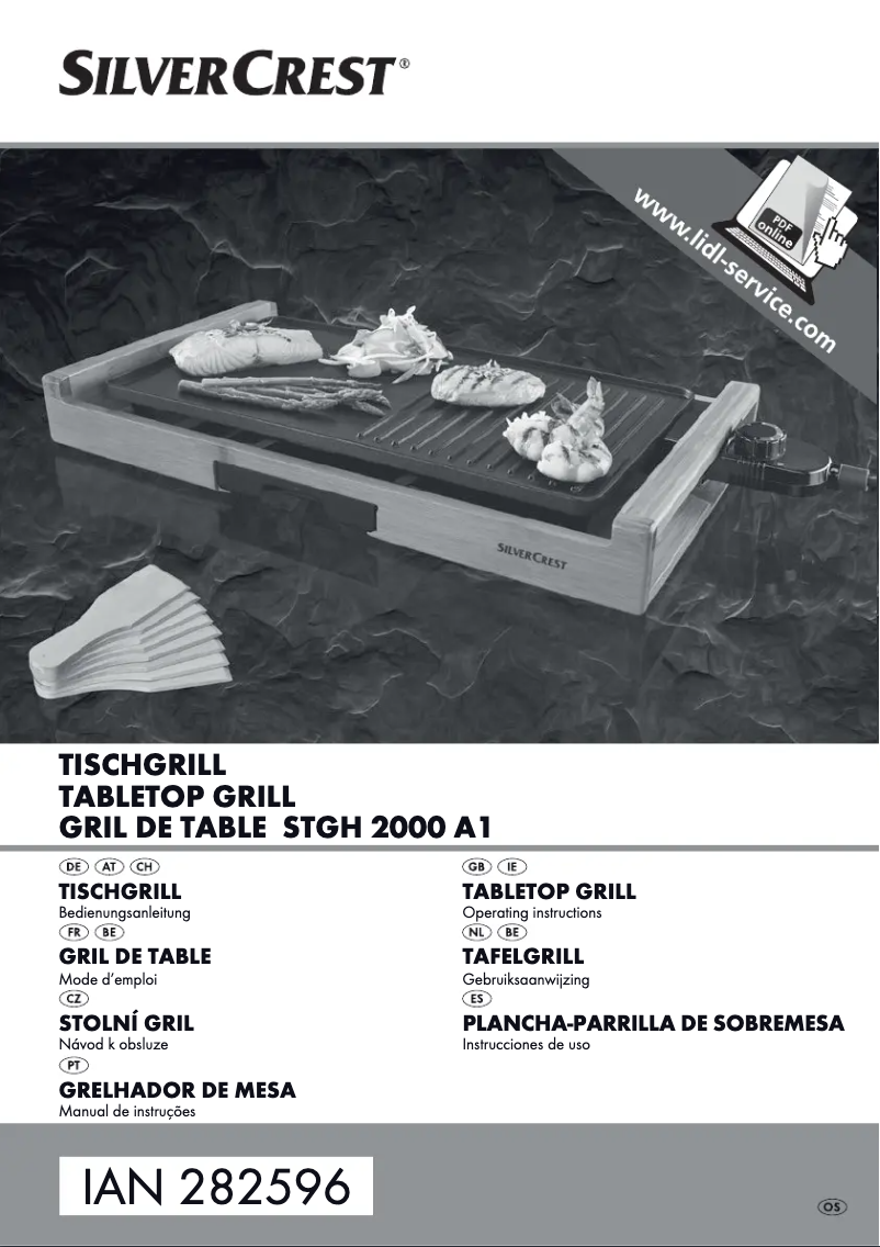 Page 1 de la notice Manuel utilisateur SilverCrest STGH 2000 A1