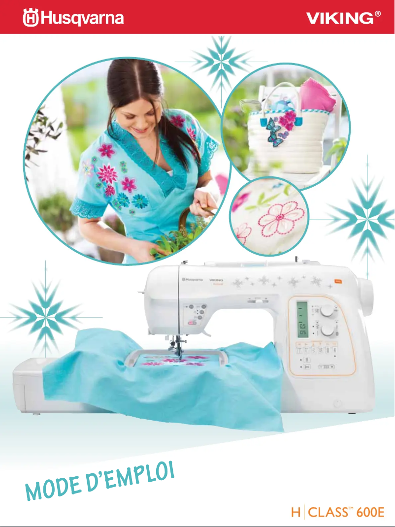 Page n°1 - Manuel utilisateur Husqvarna-Viking H-Class 600E