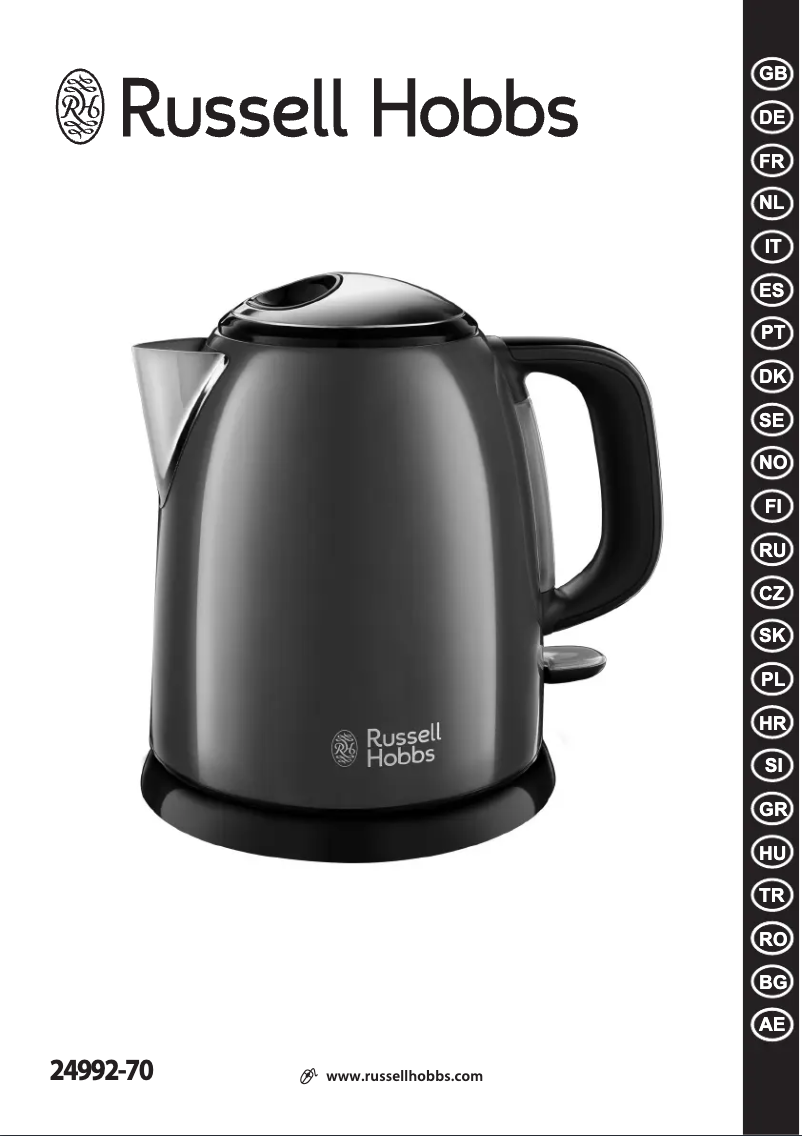 Page n°1 - Manuel utilisateur Russell Hobbs 24992-70