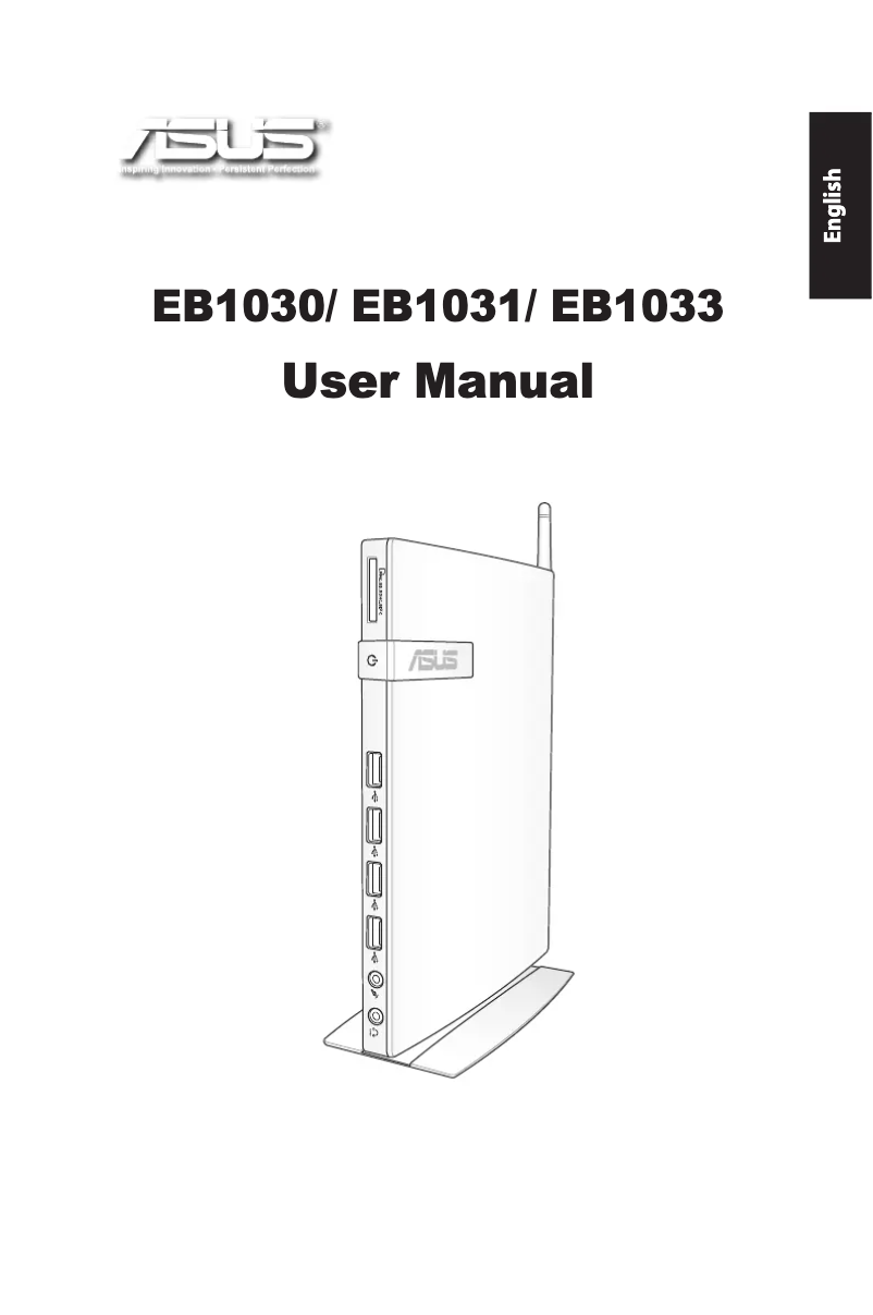 Page n°1 - Manuel utilisateur Asus EeeBox EB1033