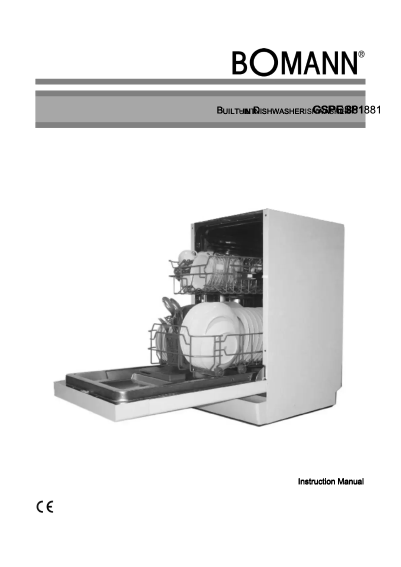 Page n°1 - Manuel utilisateur Bomann GSPE 881