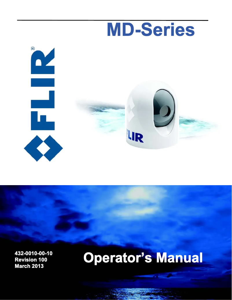 Page 1 de la notice Manuel utilisateur FLIR MD-324