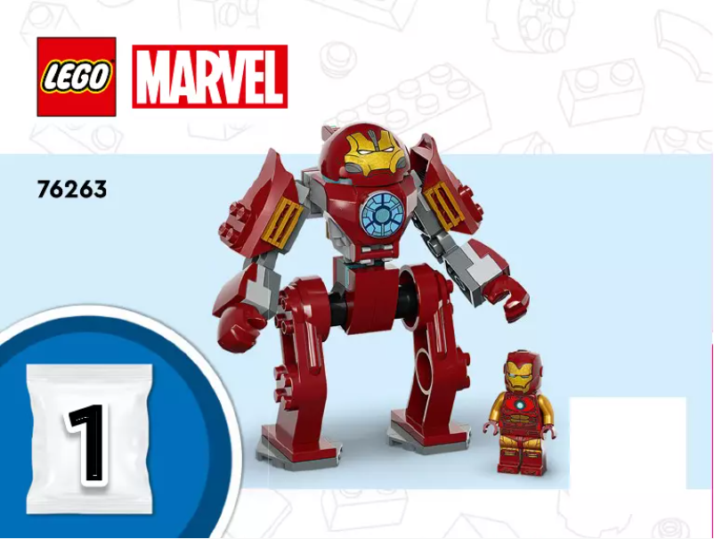 Page 1 de la notice Manuel utilisateur Lego Marvel 76263