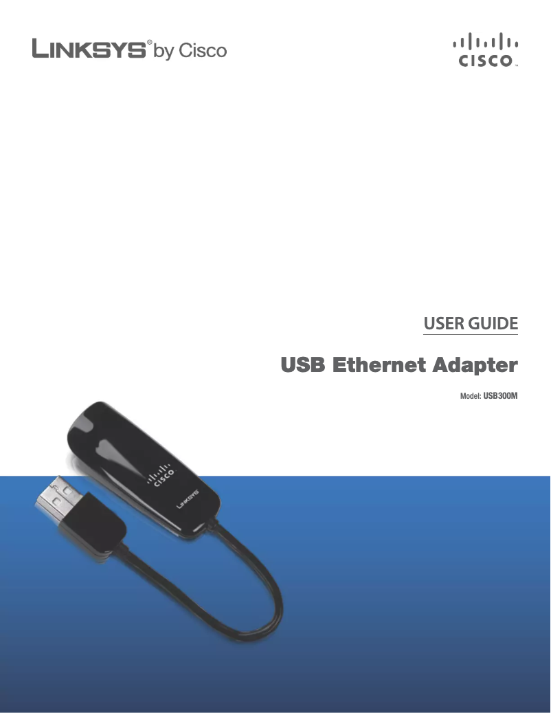 Page 1 de la notice Manuel utilisateur Linksys USB300M
