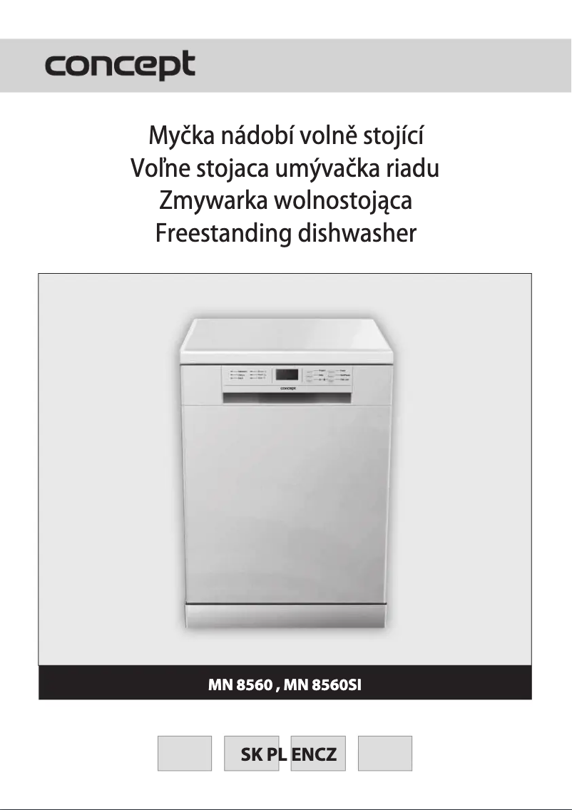 Image de la première page du manuel de l'appareil MN-8560